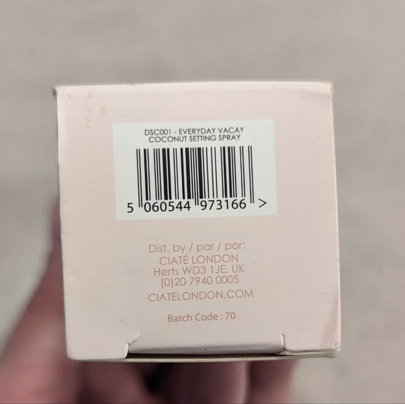 Ciate London Everyday Vacay Coconut Setting Spray 75mL - Picture 6 of 6
